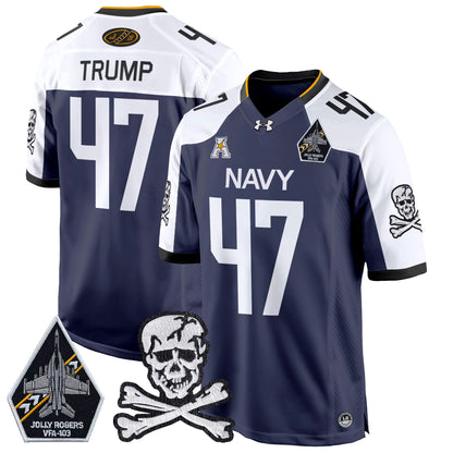 Navy Midshipmen 2024 Game Jersey - All Stitched