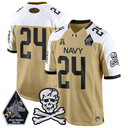 Navy Midshipmen 2024 Game Jersey - All Stitched