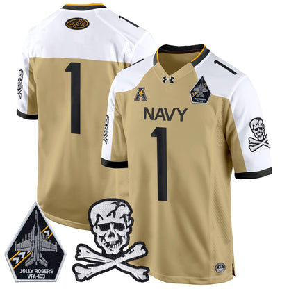 Navy Midshipmen 2024 Game Jersey - All Stitched