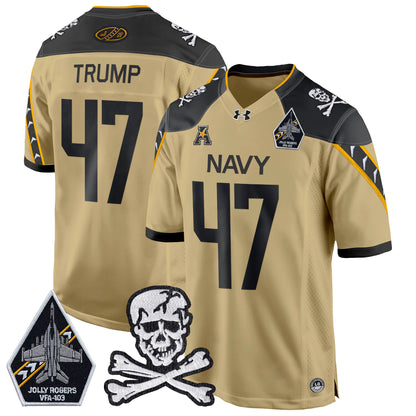 Navy Midshipmen 2024 Game Jersey - All Stitched