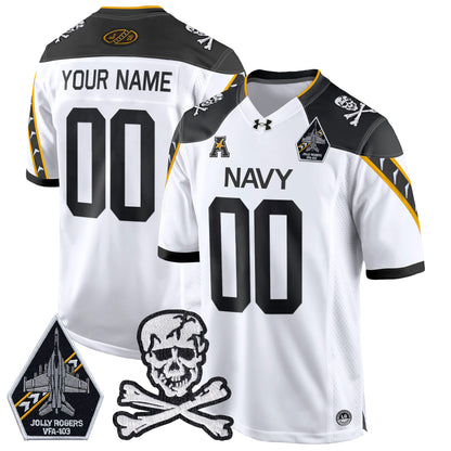 Navy Midshipmen 2024 Game Custom Jersey - All Stitched