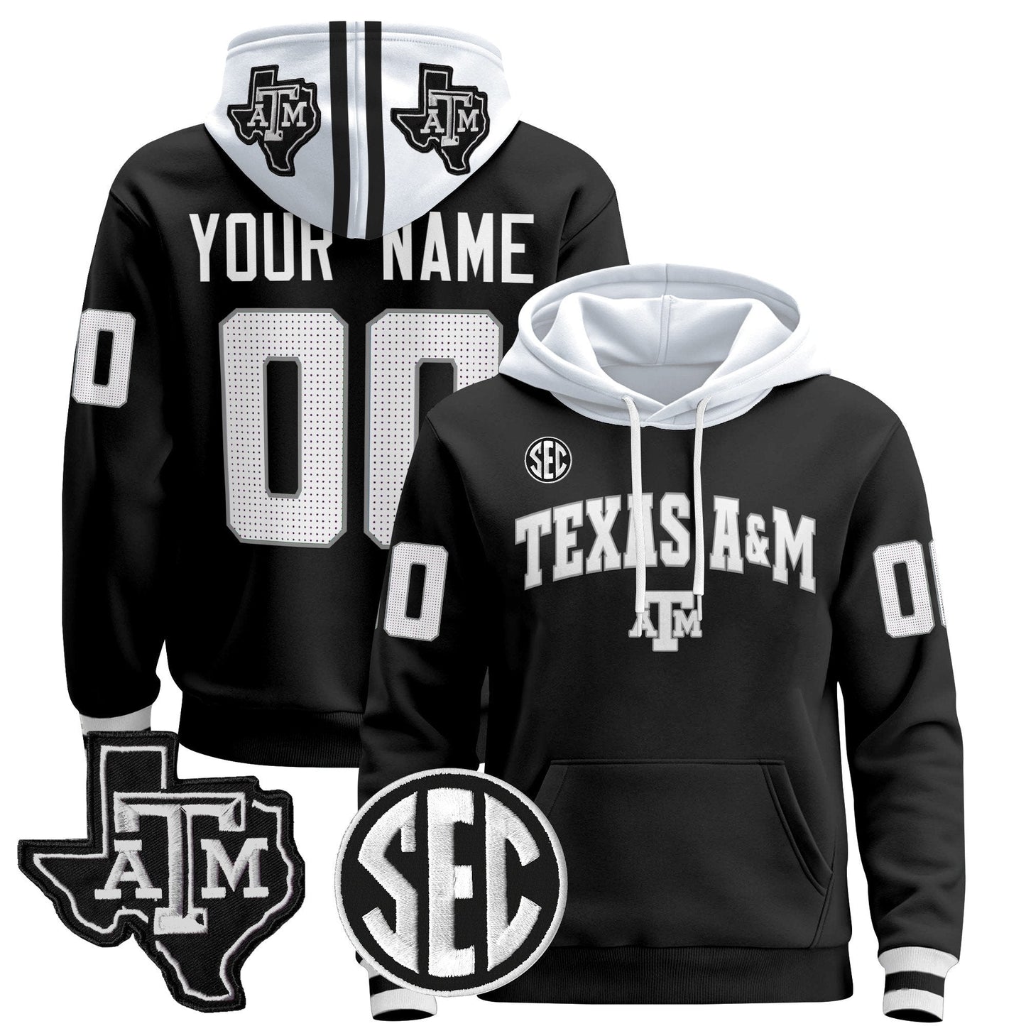 Texas A&M Aggies 2024 Custom Pullover Hoodie V2