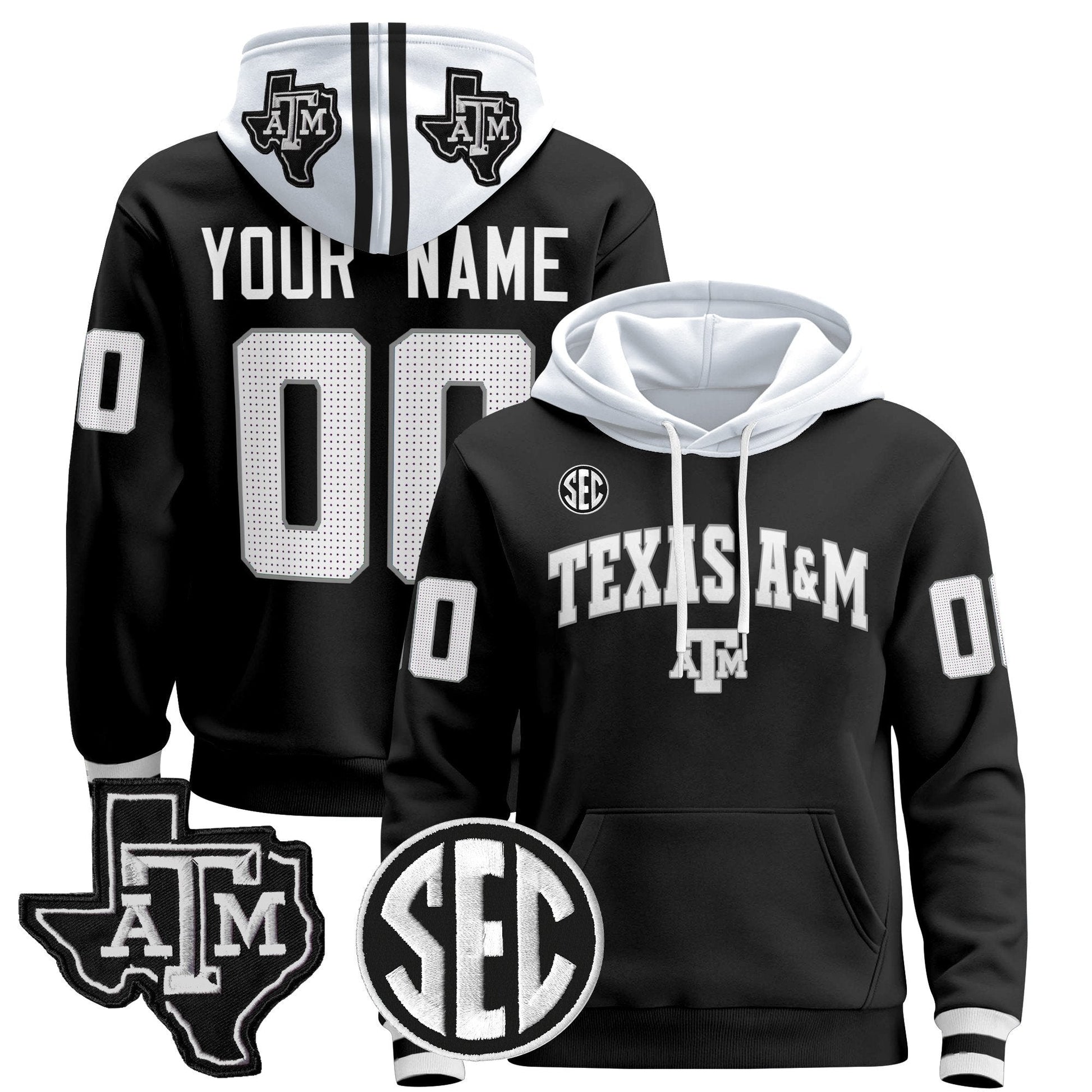 Texas A&M Aggies 2024 Custom Pullover Hoodie V2