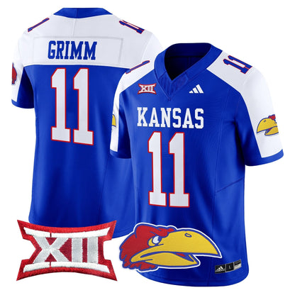 Kansas Jayhawks 2024 Vapor Limited Jersey V2 - All Stitched