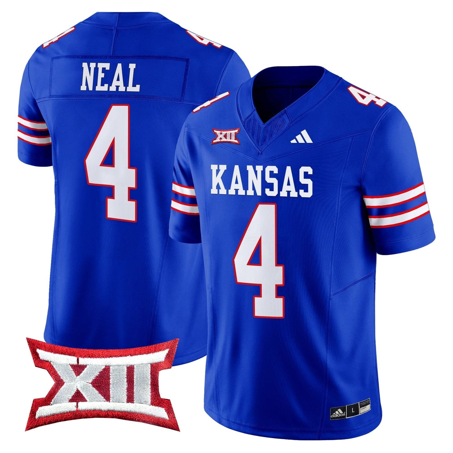 Kansas Jayhawks 2024 Vapor Limited Jersey V2 - All Stitched