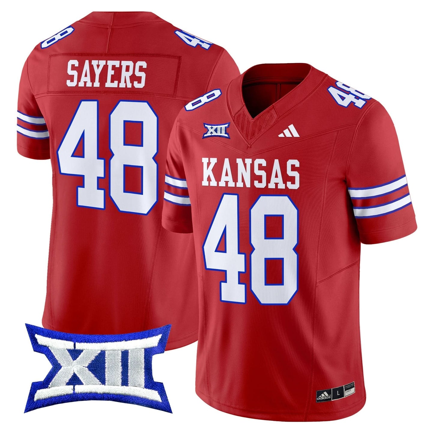 Kansas Jayhawks 2024 Vapor Limited Jersey V2 - All Stitched