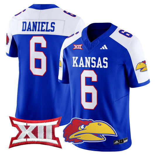 Kansas Jayhawks 2024 Vapor Limited Jersey V2 - All Stitched