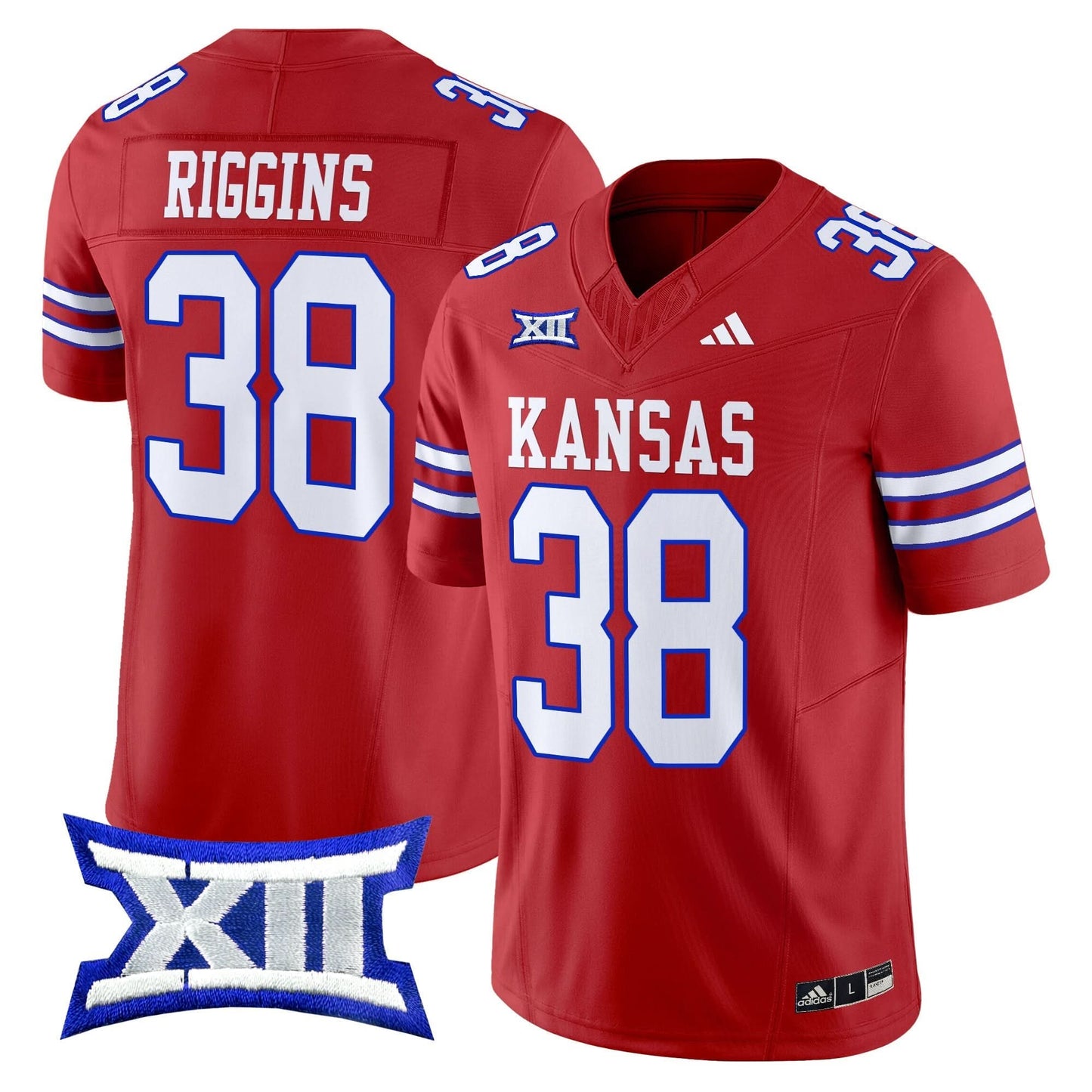 Kansas Jayhawks 2024 Vapor Limited Jersey V2 - All Stitched
