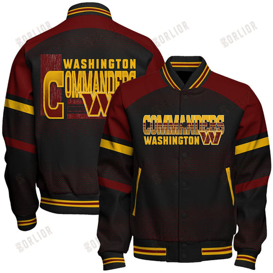 Washington Commanders Football Team 2024 - 25 Fearless Warrior Unisex Varsity Jacket