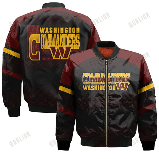 Washington Commanders Football Team 2024 - 25 Fearless Warrior Bomber Jacket