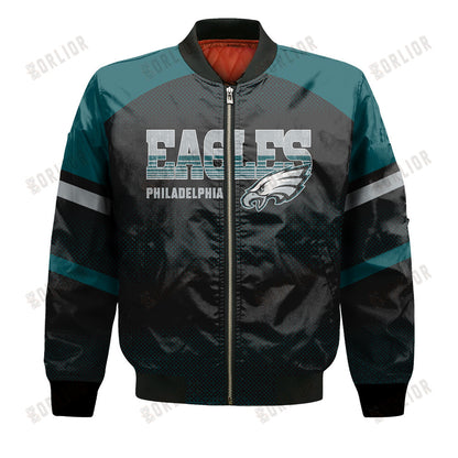 Philadelphia Eagles Football Team 2024 - 25 Fearless Warrior Bomber Jacket