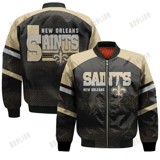 New Orleans Saints Football Team 2024 - 25 Fearless Warrior Unisex Varsity Jacket