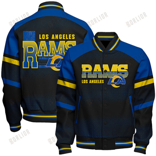 Los Angeles Rams Football Team 2024 - 25 Fearless Warrior Unisex Varsity Jacket