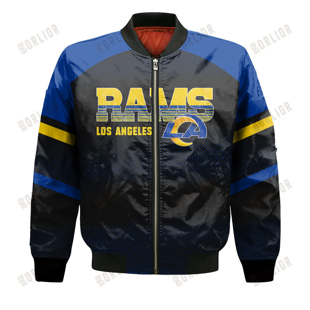 Los Angeles Rams Football Team 2024 - 25 Fearless Warrior Bomber Jacket