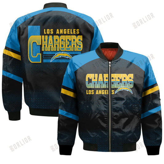 Los Angeles Chargers Football Team 2024 - 25 Fearless Warrior Bomber Jacket