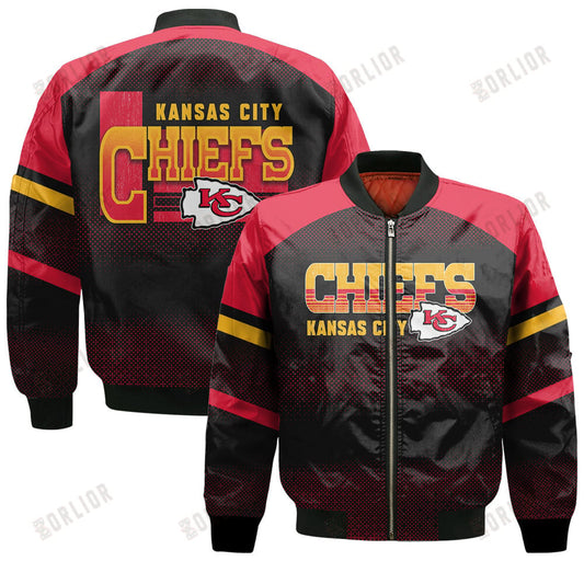 Kansas City Chiefs Football Team 2024 - 25 Fearless Warrior Bomber Jacket