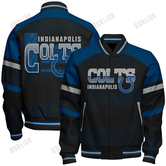 Indianapolis Colts Football Team 2024 - 25 Fearless Warrior Unisex Varsity Jacket