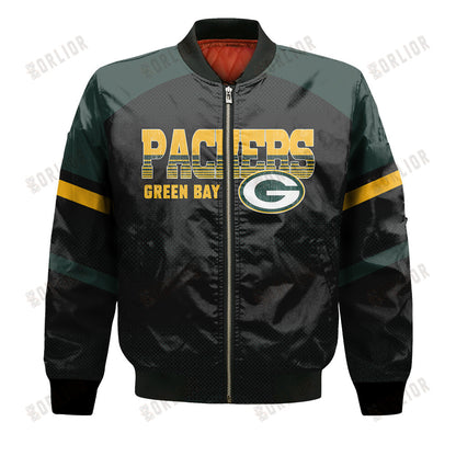 Green Bay Packers Football Team 2024 - 25 Fearless Warrior Bomber Jacket