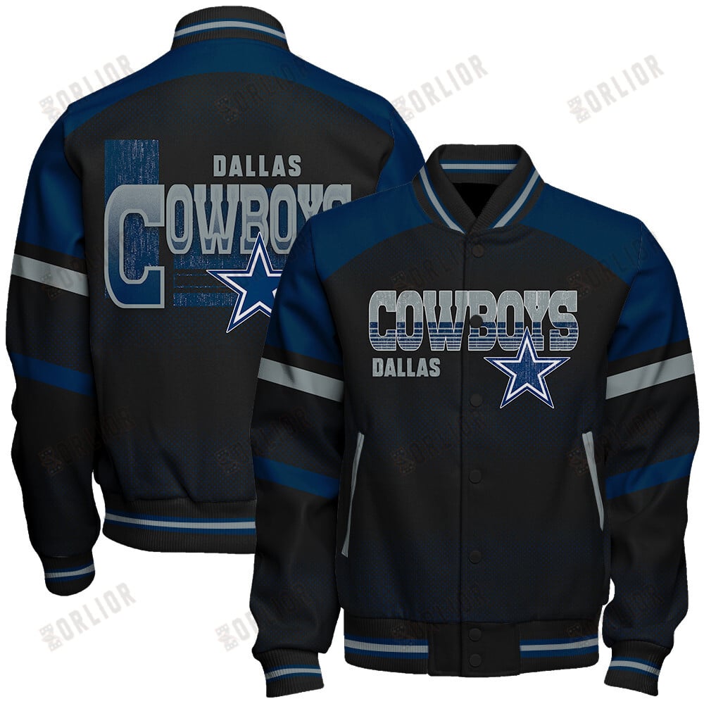 Dallas Cowboys Football Team 2024 - 25 Fearless Warrior Unisex Varsity Jacket