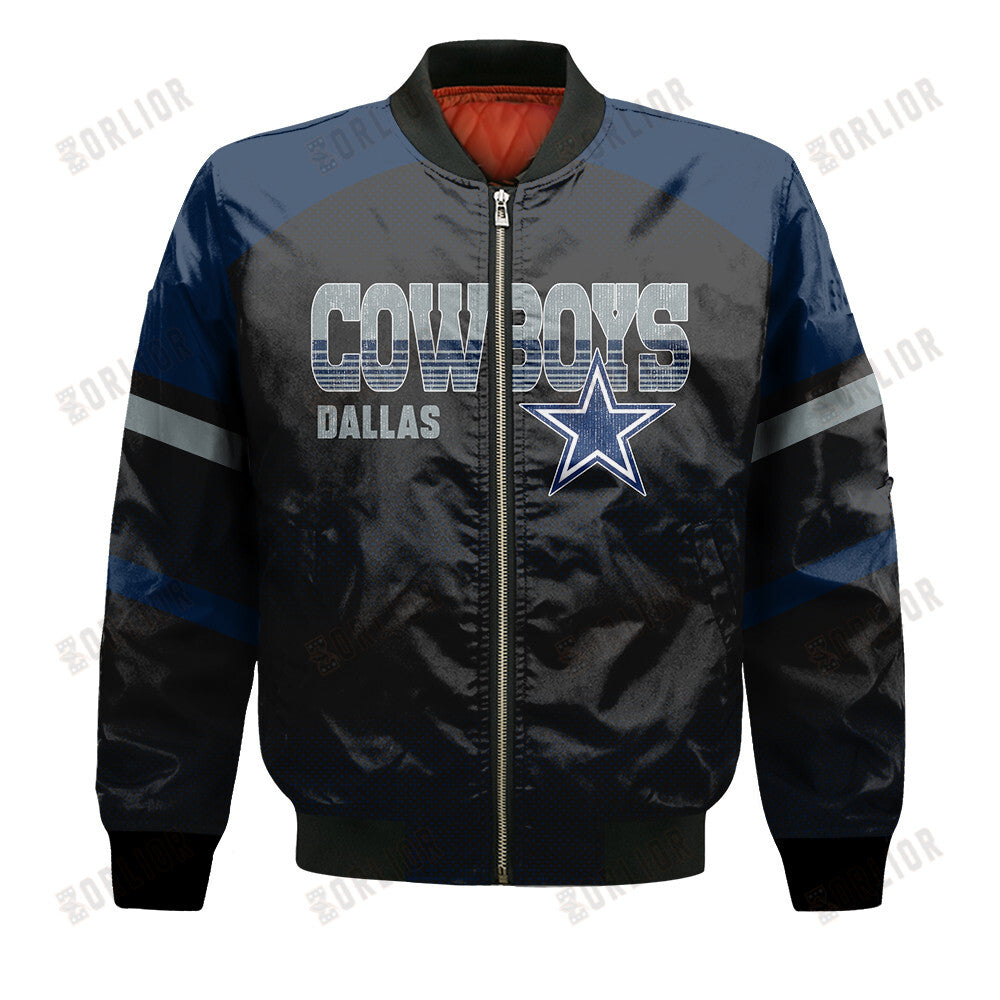 Dallas Cowboys Football Team 2024 - 25 Fearless Warrior Bomber Jacket