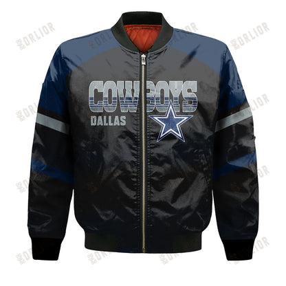 Dallas Cowboys Football Team 2024 - 25 Fearless Warrior Bomber Jacket