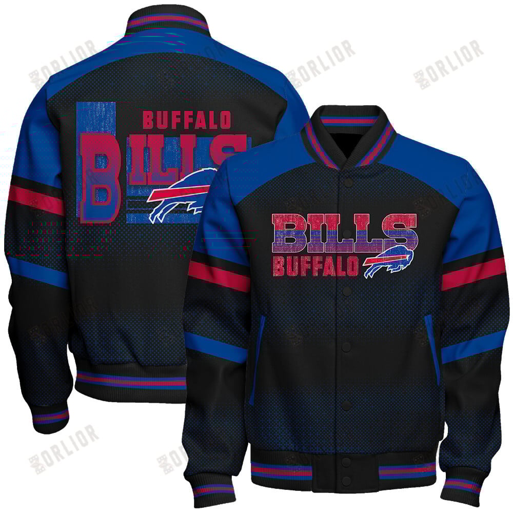 Buffalo Bills Football Team 2024 - 25 Fearless Warrior Unisex Varsity Jacket