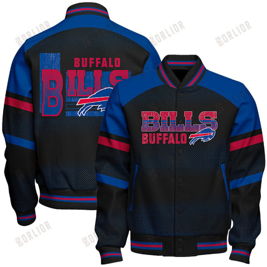 Buffalo Bills Football Team 2024 - 25 Fearless Warrior Unisex Varsity Jacket