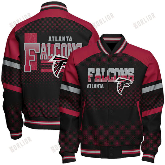 Atlanta Falcons Football Team 2024 - 25 Fearless Warrior Unisex Varsity Jacket