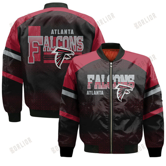 Atlanta Falcons Football Team 2024 - 25 Fearless Warrior Bomber Jacket