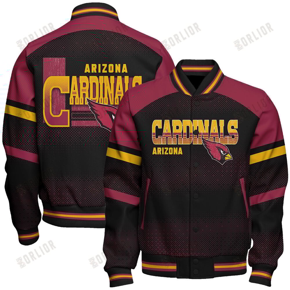 Arizona Cardinals Football Team 2024 - 25 Fearless Warrior Unisex Varsity Jacket
