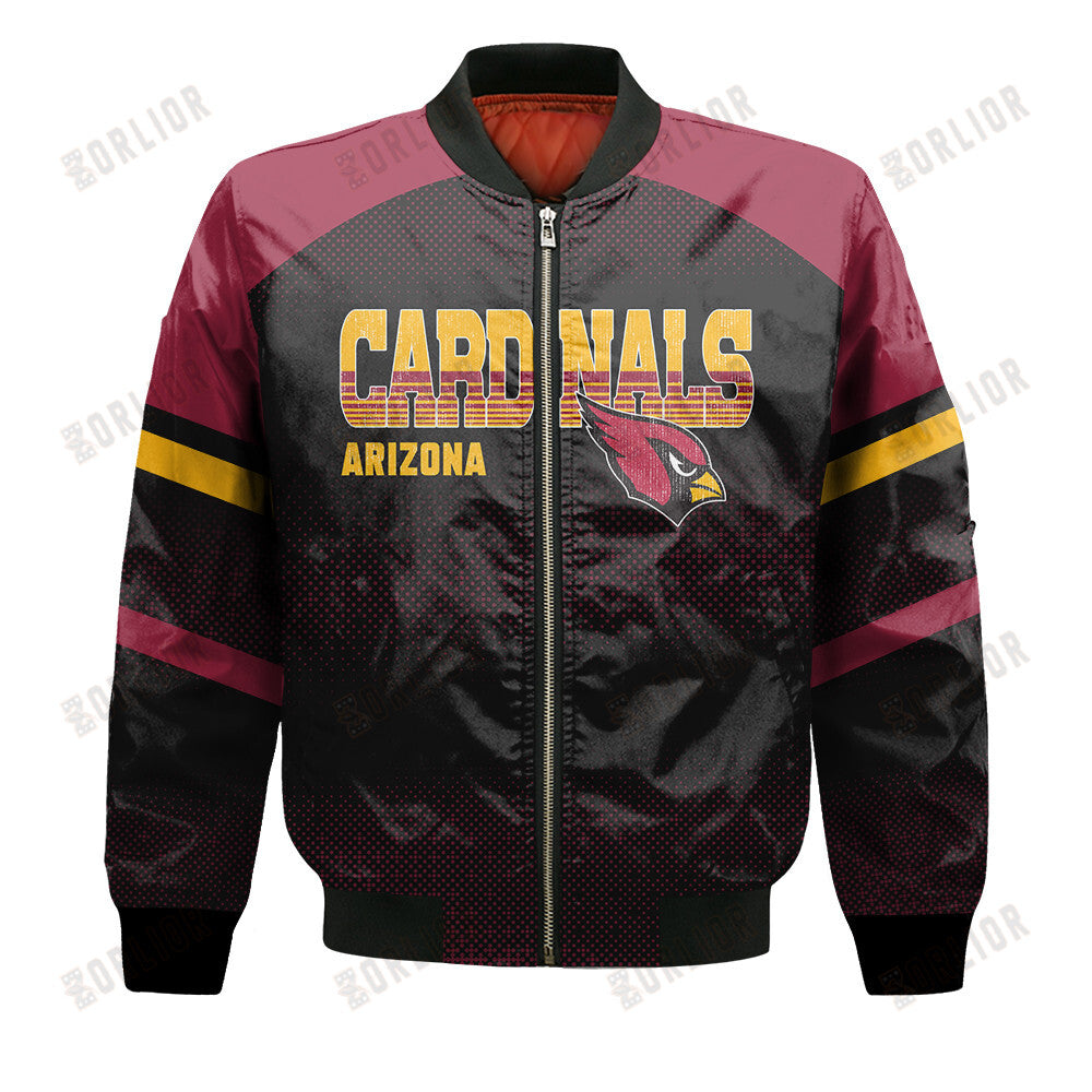 Arizona Cardinals Football Team 2024 - 25 Fearless Warrior Bomber Jacket
