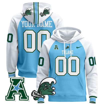 Tulane Green Wave 2024 Custom Pullover Hoodie