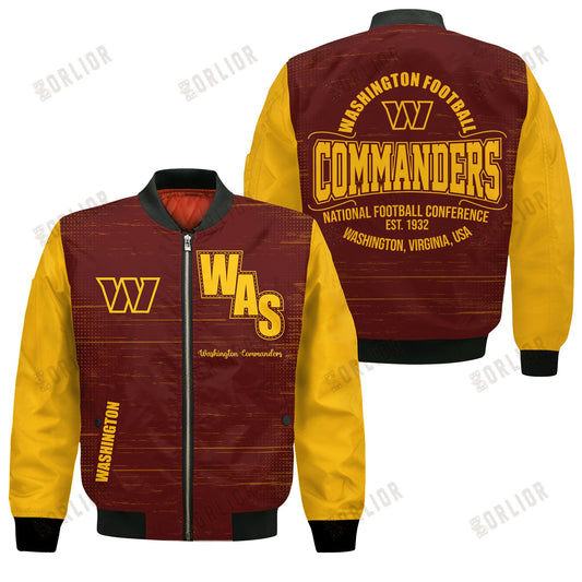 Washington Commanders Football Team 2024 - 25 Proud Of The Shirt Bomber Jacket