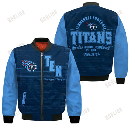 Tennessee Titans Football Team 2024 - 25 Proud Of The Shirt Bomber Jacket