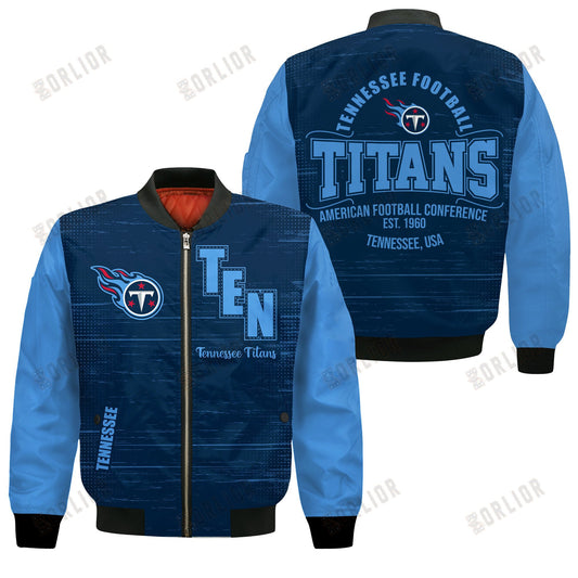 Tennessee Titans Football Team 2024 - 25 Proud Of The Shirt Bomber Jacket