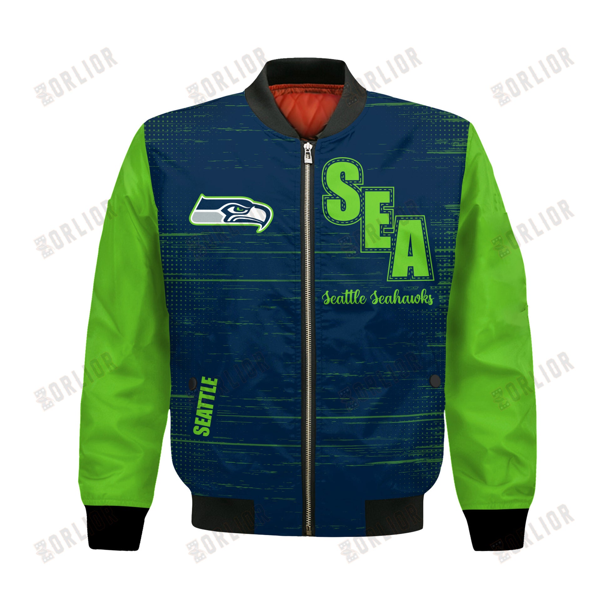 Seattle Seahawks Football Team 2024 - 25 Proud Of The Shirt Bomber Jacket