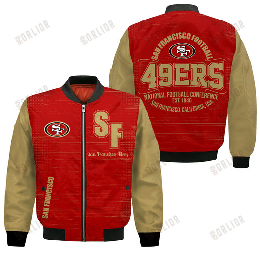 San Francisco 49ers Football Team 2024 - 25 Proud Of The Shirt Bomber Jacket