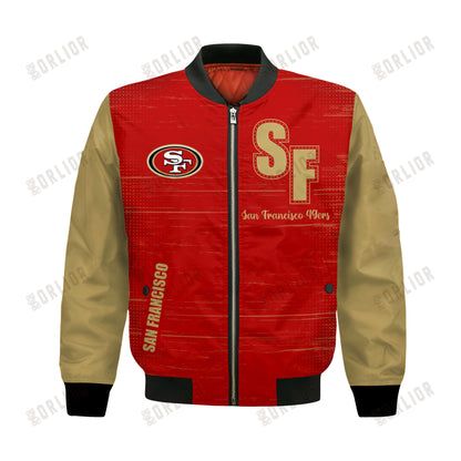 San Francisco 49ers Football Team 2024 - 25 Proud Of The Shirt Bomber Jacket