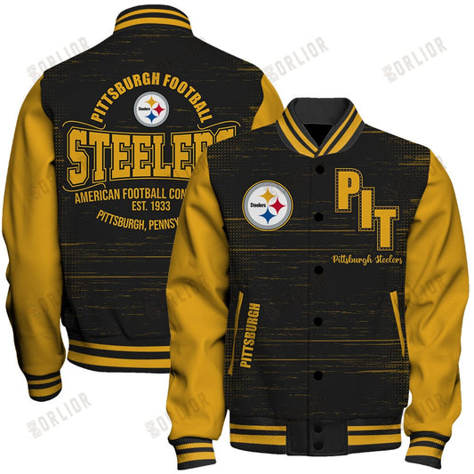 Pittsburgh Steelers Football Team 2024 - 25 Proud Of The Shirt Unisex Varsity Jacket