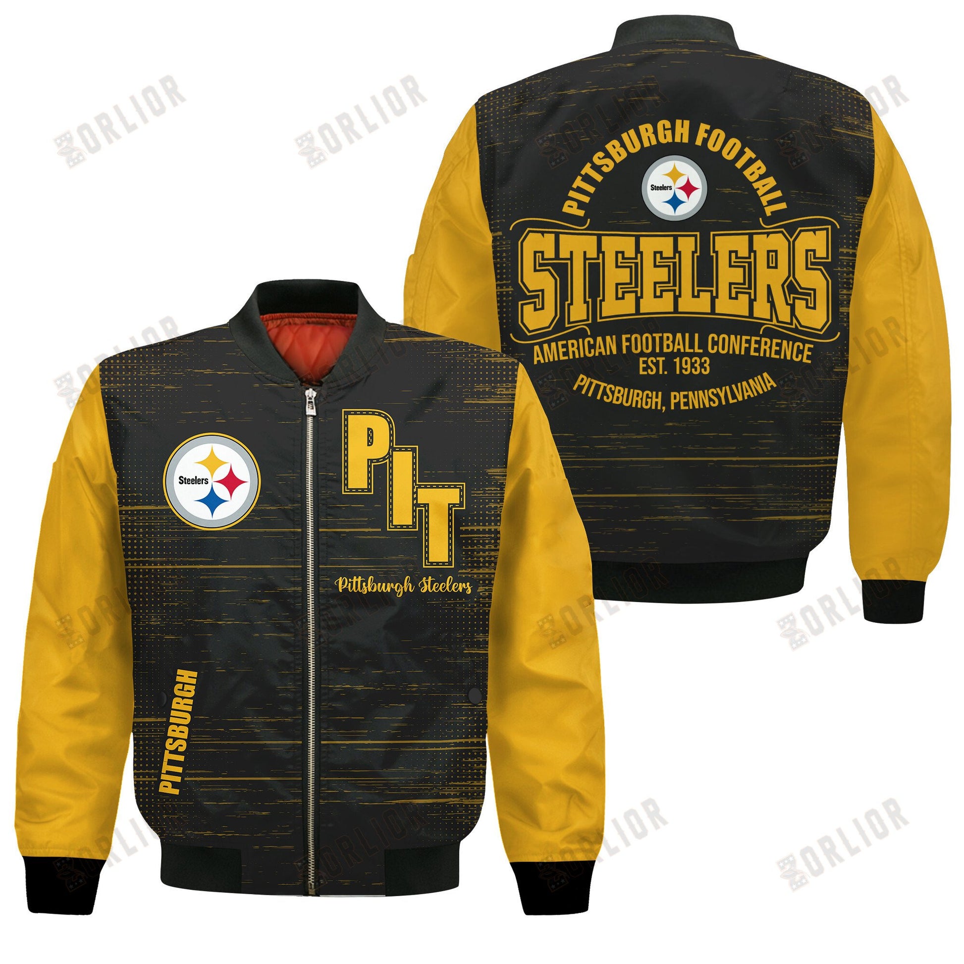 Pittsburgh Steelers Football Team 2024 - 25 Proud Of The Shirt Bomber Jacket