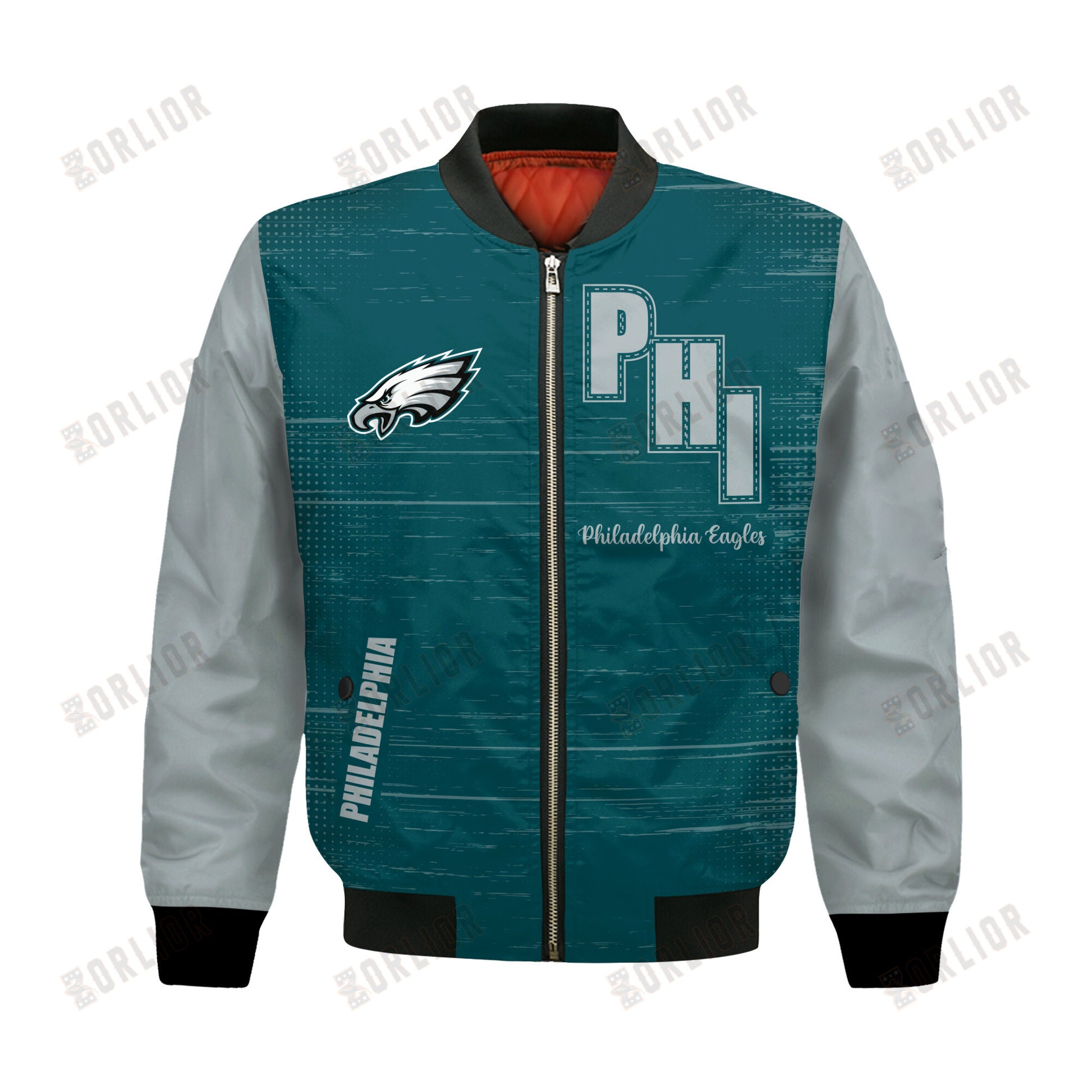 Philadelphia Eagles Football Team 2024 - 25 Proud Of The Shirt Bomber Jacket
