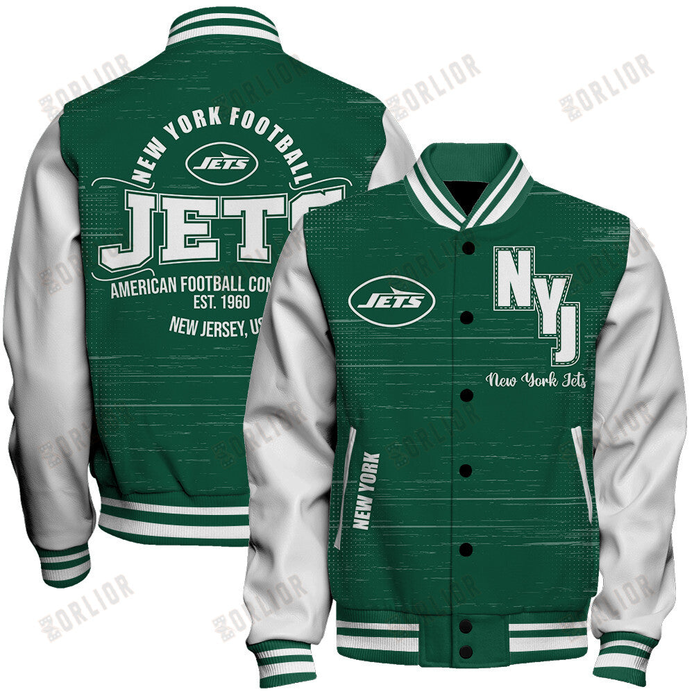 New York Jets Football Team 2024 - 25 Proud Of The Shirt Unisex Varsity Jacket