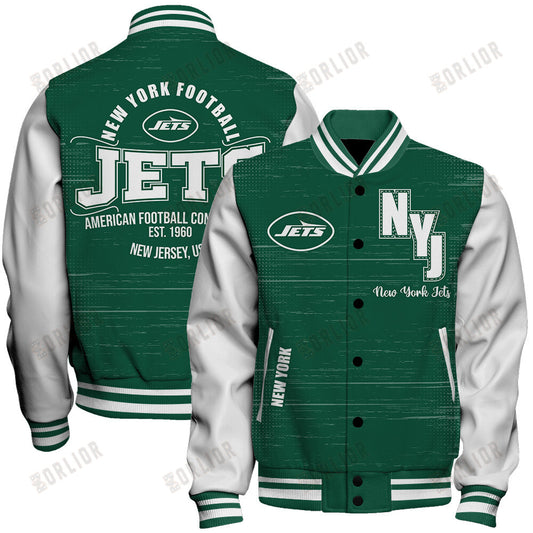 New York Jets Football Team 2024 - 25 Proud Of The Shirt Unisex Varsity Jacket