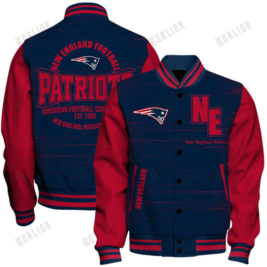 New England Patriots Football Team 2024 - 25 Proud Of The Shirt Unisex Varsity Jacket