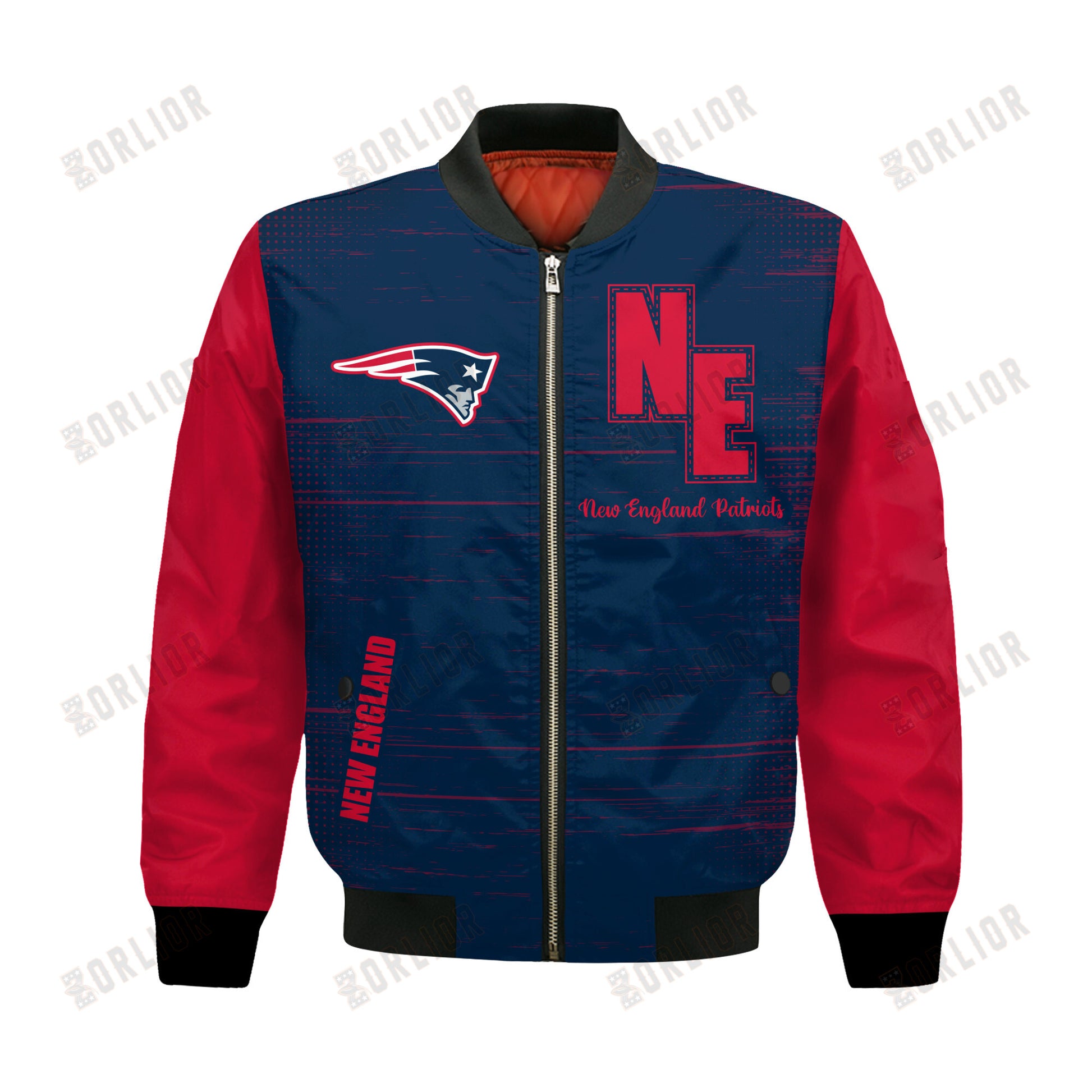 New England Patriots Football Team 2024 - 25 Proud Of The Shirt Bomber Jacket