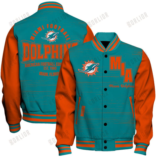 Miami Dolphins Football Team 2024 - 25 Proud Of The Shirt Unisex Varsity Jacket