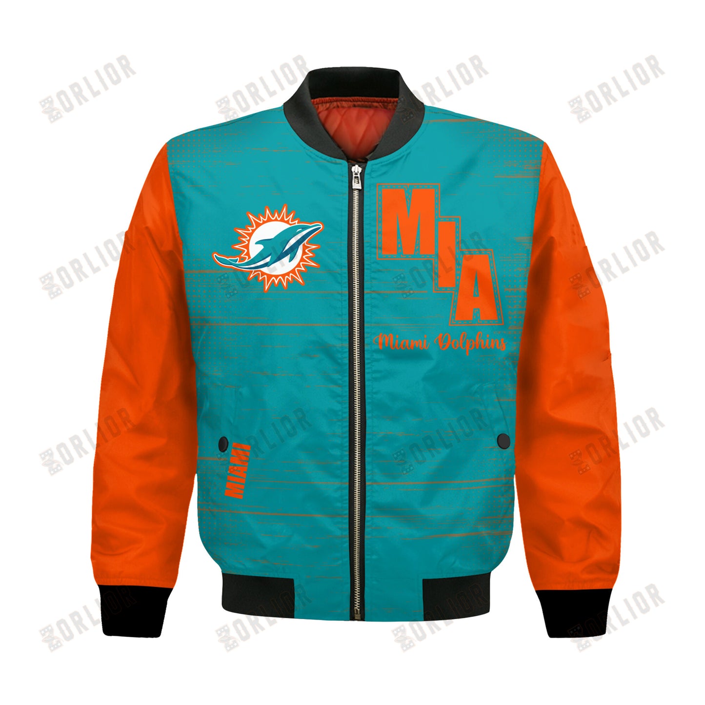 Miami Dolphins Football Team 2024 - 25 Proud Of The Shirt Bomber Jacket
