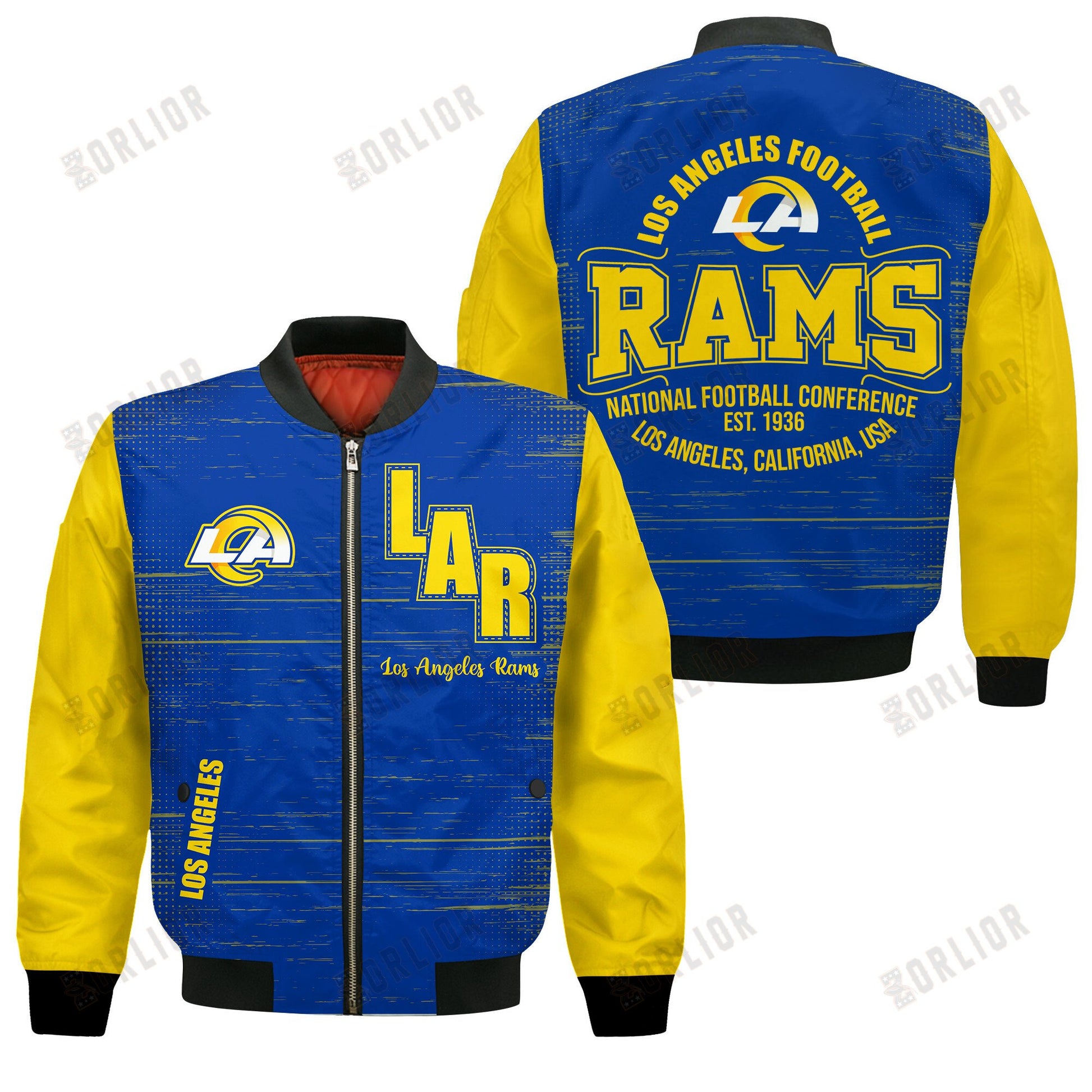 Los Angeles Rams Football Team 2024 - 25 Proud Of The Shirt Bomber Jacket