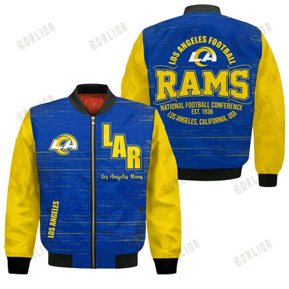 Los Angeles Rams Football Team 2024 - 25 Proud Of The Shirt Bomber Jacket
