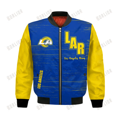 Los Angeles Rams Football Team 2024 - 25 Proud Of The Shirt Bomber Jacket